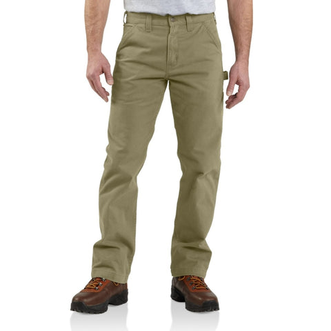Carhartt Pants - Relaxed fit Washed Twill Dungaree -Dark Khaki