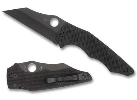 Spyderco YoJumbo Black Blade Knife