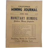 Vintage California Mining Journals