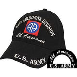 Eagle Emblems Army 82nd Airborne Ball Cap Black (EM-CP00102) - Hahn's World of Surplus & Survival