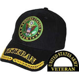 Eagle Emblems U.S. Army Veteran Ball Cap - Black (EM-CP00108) - Hahn's World of Surplus & Survival
