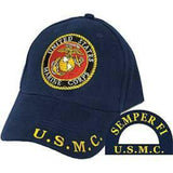 Eagle Emblems United States Marine Corp Ball Cap - Navy (EM-CP00301) - Hahn's World of Surplus & Survival