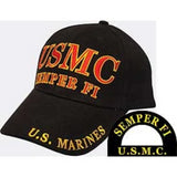 Eagle Emblems USMC Semper Fi Ball Cap - Black (EM-CP00317) - Hahn's World of Surplus & Survival