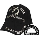 Eagle Emblems POW MIA Bring Them Home Ball Cap - Black (EM-CP00500) - Hahn's World of Surplus & Survival