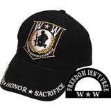 Eagle Emblems Wounded Warrior Ball Cap - Black (EM-CP00521) - Hahn's World of Surplus & Survival