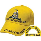 Eagle Emblems Don't Tread On Me Ball Cap - Yellow (EM-CP00702) - Hahn's World of Surplus & Survival