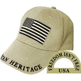 Eagle Emblems American Heritage Ball Cap - Tan (EM-CP00800) - Hahn's World of Surplus & Survival