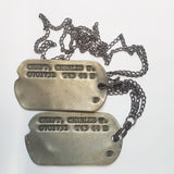 WWI or WWII Dog Tags