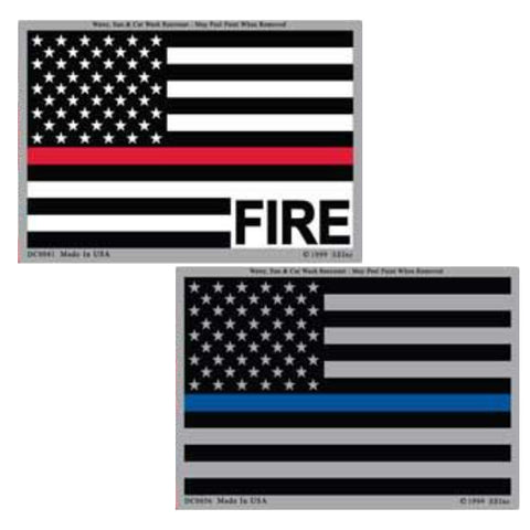 Sticker - Blue Line / Red Line