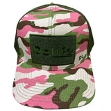 Ballcap - DoLife Attached Trucker - Green Camo & Pink Camo
