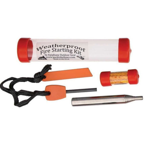 Epiphany Pocket Bellows "Weatherproof" Fire Starting Kit (E-V3-LEO) - Hahn's World of Surplus & Survival