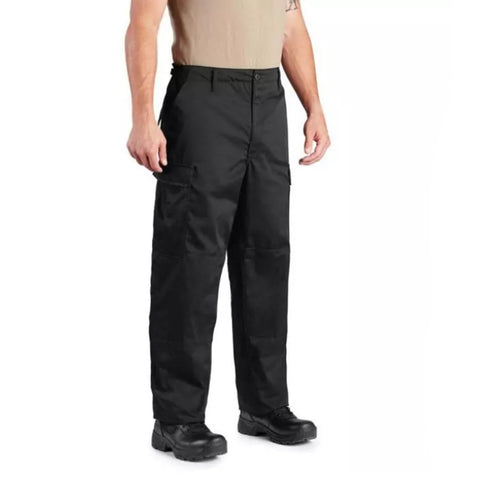 Pants - Propper BDU Button Fly 65/35 Polyester/Cotton Ripstop - Black