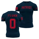 T-Shirt -  "Patriotic Zero F’s Given"  (GS5066)