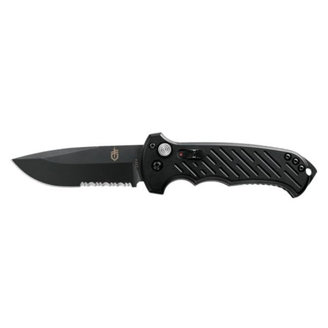 Gerber 06 AUTO Serrated Drop Point Knife