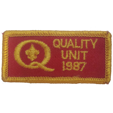 Patch - Quality Unit 1987 (B1-E58)