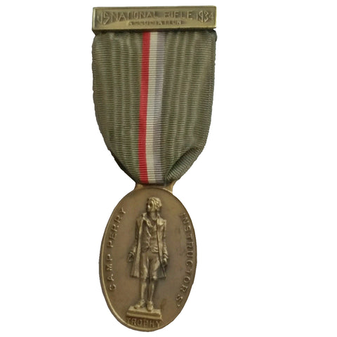 SALE Vintage N.R.A. Camp Perry Instructors' Trophy 1934 Medal