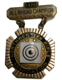 SALE Vintage N.R.A. Northwestern All Around Champion 1935 Gold Medal