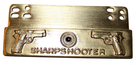 SALE Sharp Shooter Award Name Badge Tab