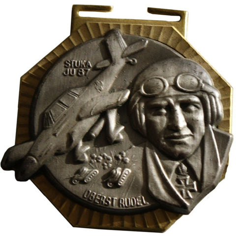 SALE Vintage 1990 German Oberst Rudel Hiking Medal