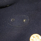 SALE Vintage Peacoat Style Doublebreasted Coat - Dark Blue