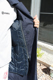 BLOWOUT SALE New Double Breasted Military Trench Raincoat w/Liner - Navy