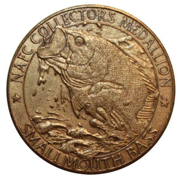 348. North American Fishing Club Collectors Medallion – TROUT – series 01,  silver dollar sized medal