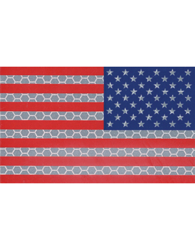Patch - IR US Flag - Full Color - Reverse