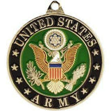 Eagle Emblems Key Ring-Army Symbol Zinc-PWT (1-1/2") (EM-KC2075) - Hahn's World of Surplus & Survival