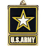 Eagle Emblems Key Ring-Army Logo Zinc-PWT (1-9/16") (EM-KC2154) - Hahn's World of Surplus & Survival