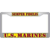 License Plate Frame - USMC - 6"x12"