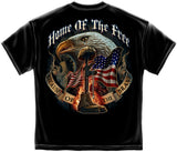 Erazor Bits Home of the Free Because of the Brave T-Shirt (ER-MM141) - Hahn's World of Surplus & Survival - 1