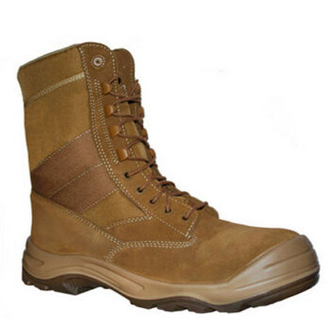 Work Zone Boot - 8" Waterproof Soft Toe Nylon/Suede - Coyote N875