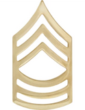 Rank - U.S. Army - Enlisted Gold Metal - Dress Insignias
