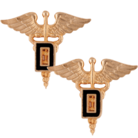 Insignia - Dental and Dental Officer (Pair) - No-Shine