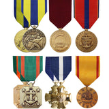 Full Size Medal - USN- Non-Anodized & 24k Gold Plated