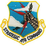 Eagle Emblems Patch USAF, Strat. Air Cmd. Shield 3" (EM-PM1328) - Hahn's World of Surplus & Survival