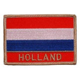 Eagle Emblems  PATCH-HOLLAND-NETHERLA (RECTANGLE) (2-1/2"X3-1/2") (PM6042) - Hahn's World of Surplus & Survival