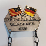 Vintage Heidelberg Int Wandering Club 8. Int Wandertage 1983 Medal (West States)