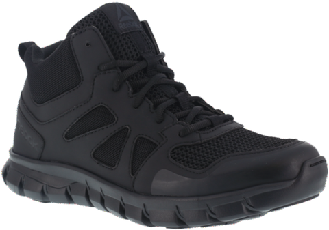 Reebok Boot Sublite Cushion Mid Cut EH Tactical Boot Black