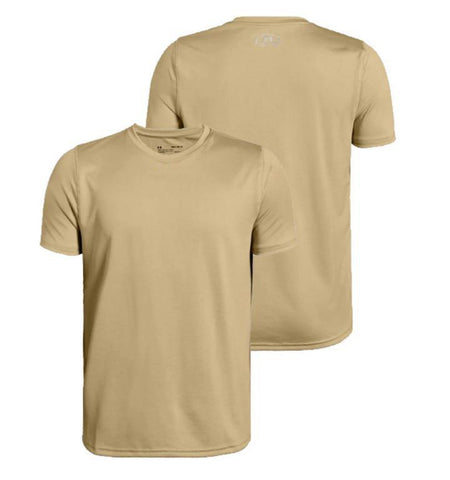 SUPER SALE UA Heatgear T-Shirt - Short Sleeve - Tan