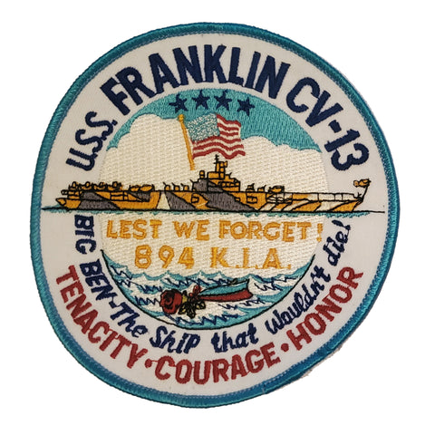 Patch - USN U.S.S. Franklin CV-13 894 K.I.A.