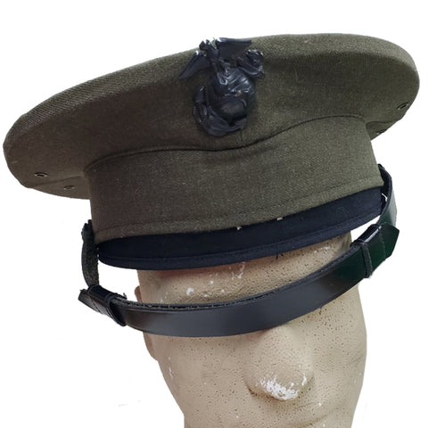 Vintage US Marine Dress Visor w/Missing Bill (7473)