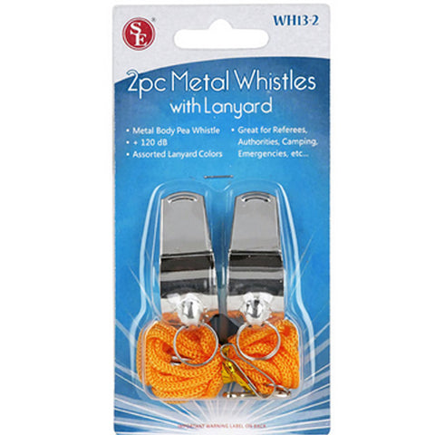 SE 2pc Metal Whistles