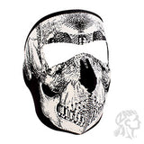 ZAN Headgear Neoprene Full Mask Black & White Skull Face (ZH-WNFM002) - Hahn's World of Surplus & Survival