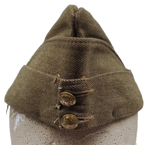 WWII Worcestershire Regiment Officers Field Service Garrison Cap (7463)