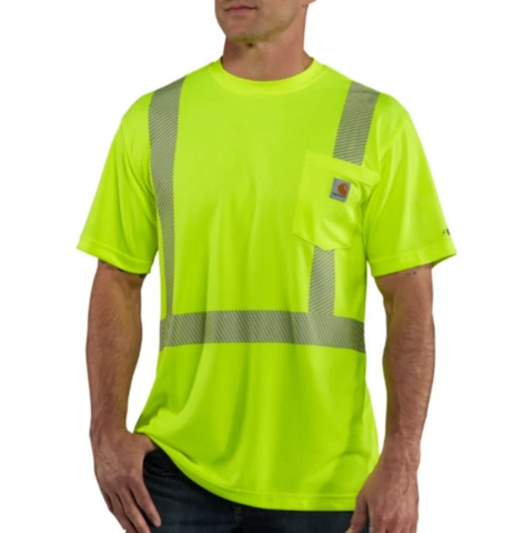 Carhartt Force High-Visibility Short-Sleeve Class 2 T-Shirt (CH-100495-323) - Hahn's World of Surplus & Survival - 1