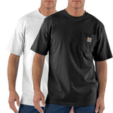 T-Shirt - Carhartt Workwear Pocket T-Shirt - White/Black (K87)