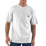 T-Shirt - Carhartt Workwear Pocket T-Shirt - White/Black (K87)