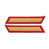 Service Stripes - Marine Corps Enlisted - Male - Gold on Red