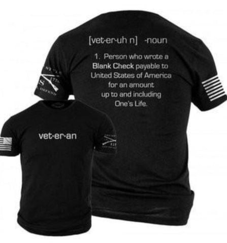 Grunt Style "Vet-er-an" T-Shirt (GS-345) - Hahn's World of Surplus & Survival - 1